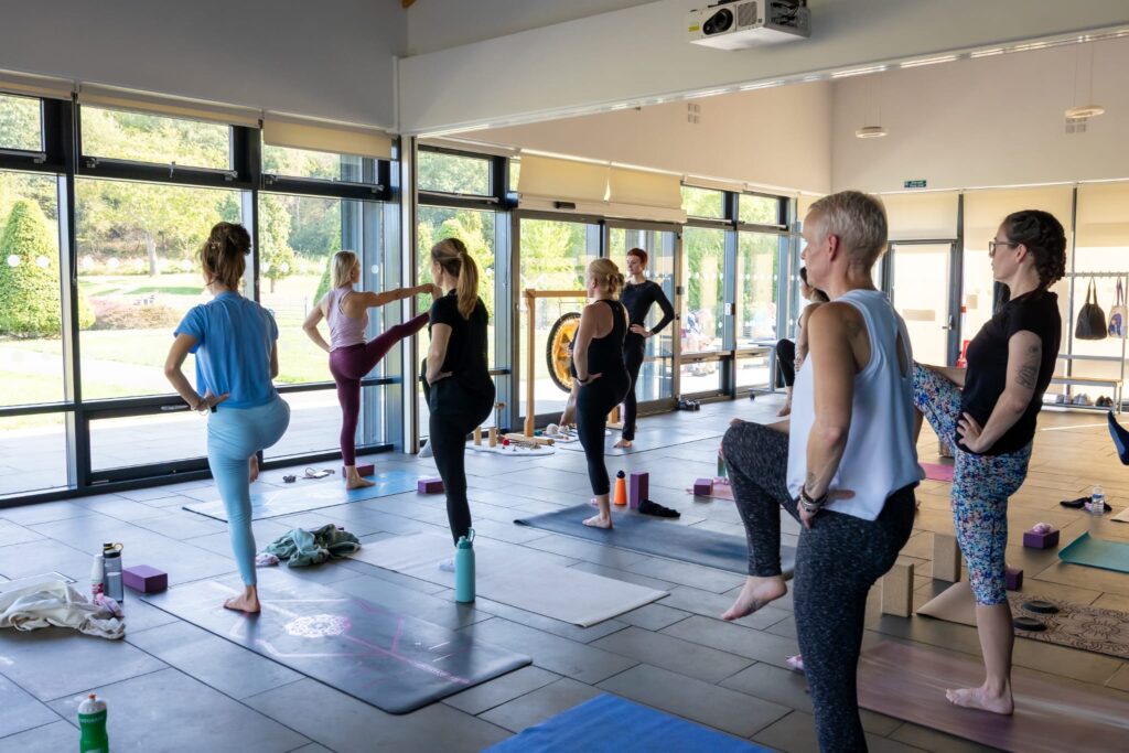 Yoga Cove Power Yoga class at Lesnes Abbey Lodge, Abbey Wood